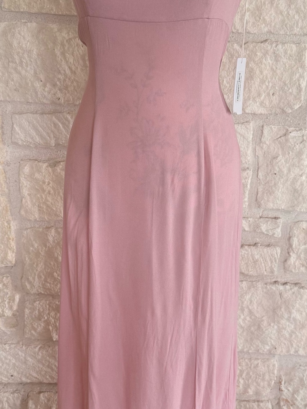 Reformation Blush Pink Maxi Slip Dress